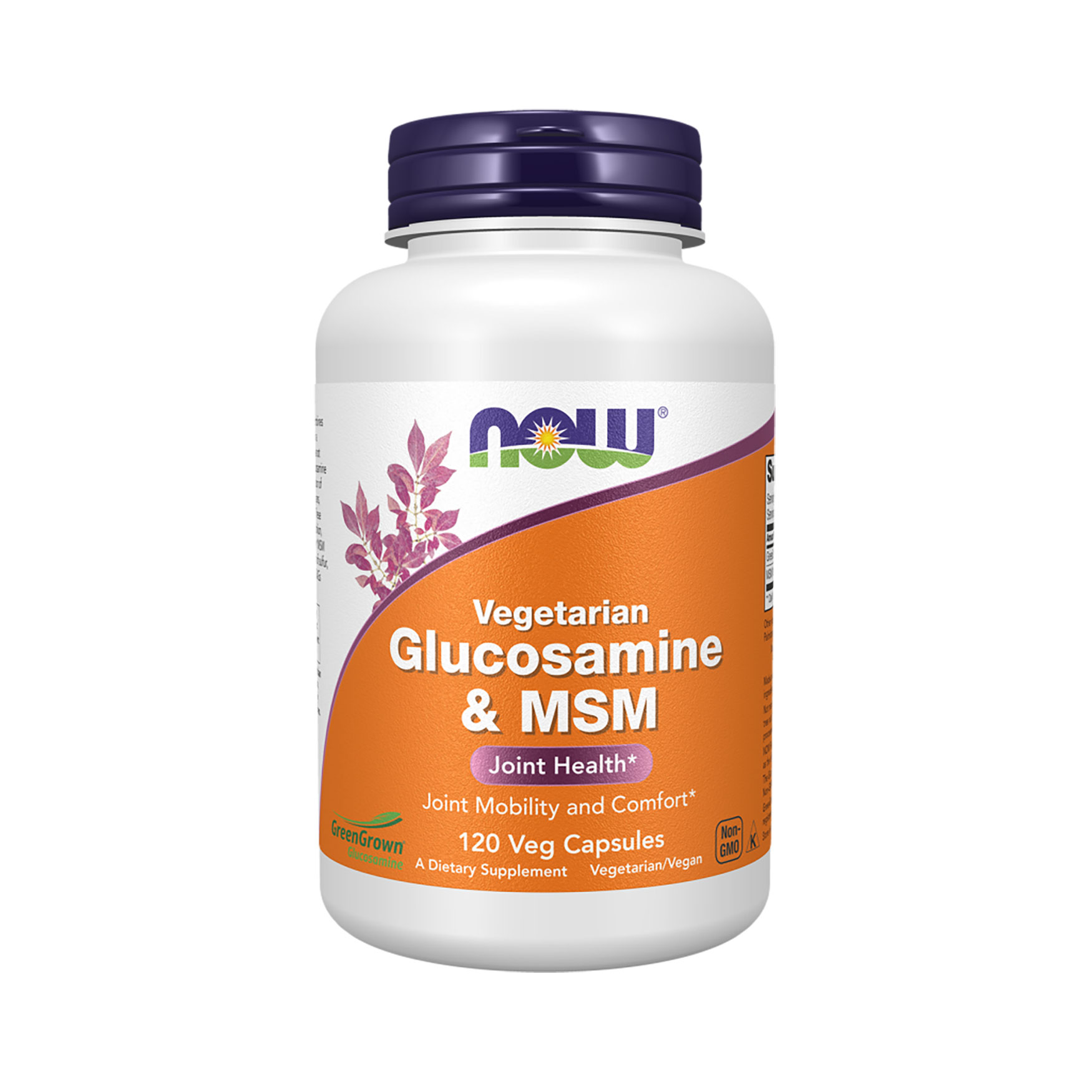 Глюкозамін &amp; МСМ NOW foods Glucosamine &amp; MSM, 120 гелевих капсул