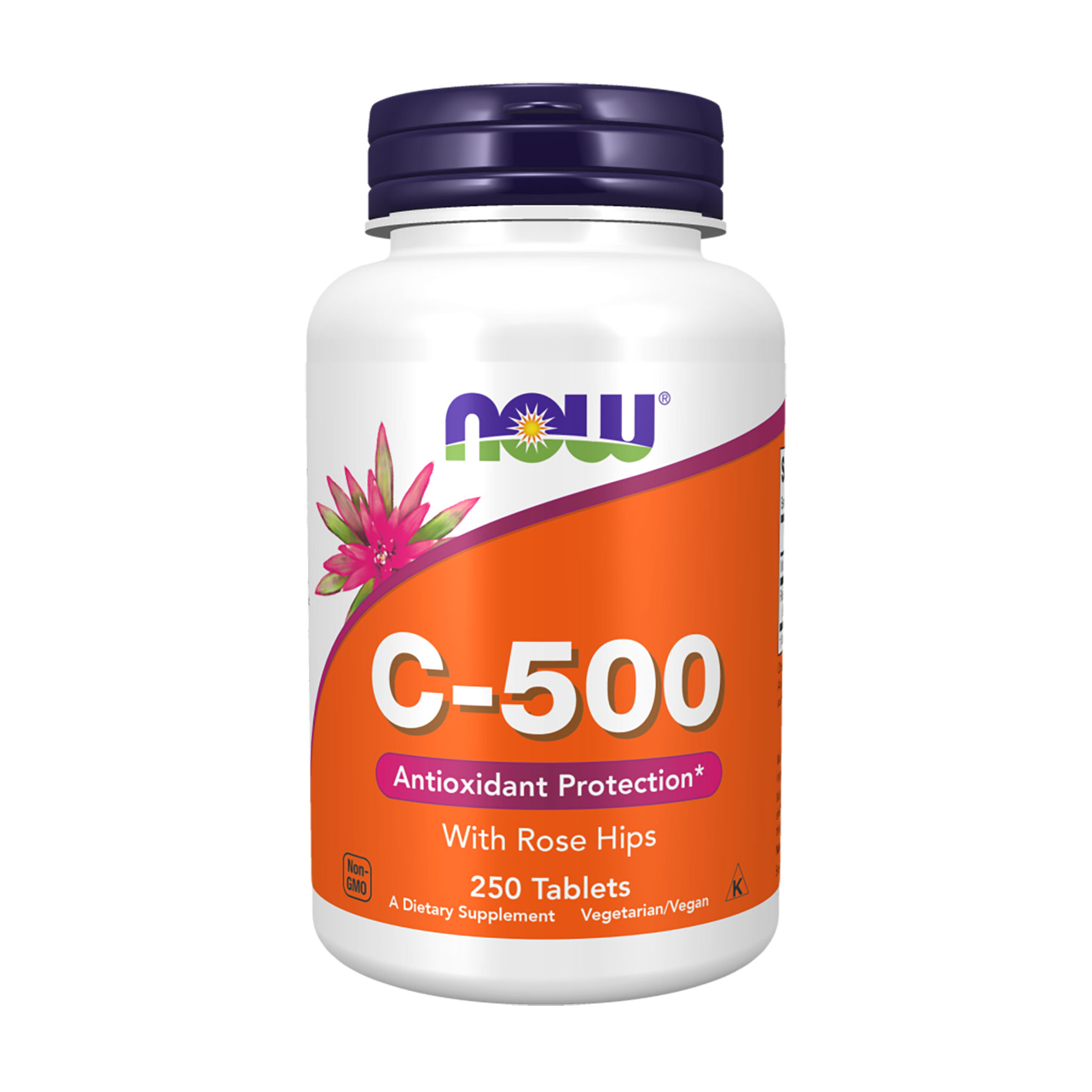 Вітамін C NOW Foods C-500 з шипшиною, 250 таблеток